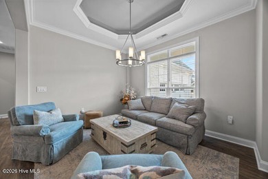 Perfectly positioned on a quiet cul-de-sac in sought-after on Compass Pointe Golf Course in North Carolina - for sale on GolfHomes.com, golf home, golf lot