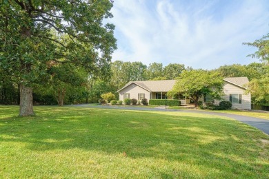 Impressive ranch home with circle drive & large lot in Forest on Oak Meadow Country Club in Missouri - for sale on GolfHomes.com, golf home, golf lot