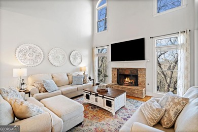 Stunning Craftsman Home surrounded by seasonal mountain views on The Highlands Course at Lake Arrowhead in Georgia - for sale on GolfHomes.com, golf home, golf lot