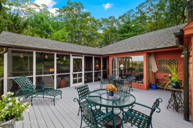 This exquisite mid-century ranch home offers stunning on Buck Hill Golf Club  in Pennsylvania - for sale on GolfHomes.com, golf home, golf lot