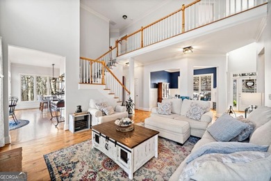 Stunning Craftsman Home surrounded by seasonal mountain views on The Highlands Course at Lake Arrowhead in Georgia - for sale on GolfHomes.com, golf home, golf lot