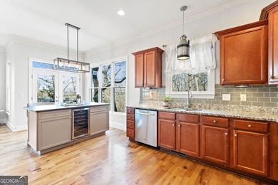 Stunning Craftsman Home surrounded by seasonal mountain views on The Highlands Course at Lake Arrowhead in Georgia - for sale on GolfHomes.com, golf home, golf lot