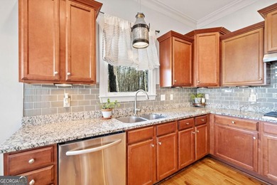 Stunning Craftsman Home surrounded by seasonal mountain views on The Highlands Course at Lake Arrowhead in Georgia - for sale on GolfHomes.com, golf home, golf lot