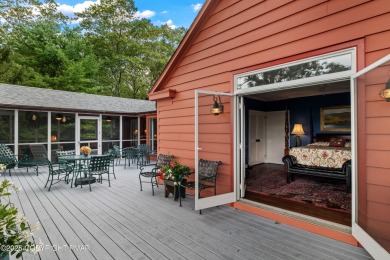 This exquisite mid-century ranch home offers stunning on Buck Hill Golf Club  in Pennsylvania - for sale on GolfHomes.com, golf home, golf lot