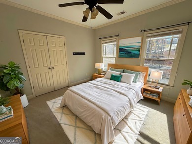 Stunning Craftsman Home surrounded by seasonal mountain views on The Highlands Course at Lake Arrowhead in Georgia - for sale on GolfHomes.com, golf home, golf lot