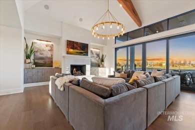 Perfection and artistry converge in this architectural on SpurWing Country Club in Idaho - for sale on GolfHomes.com, golf home, golf lot