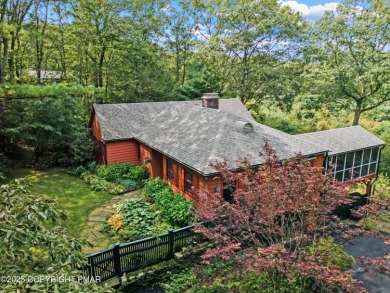 This exquisite mid-century ranch home offers stunning on Buck Hill Golf Club  in Pennsylvania - for sale on GolfHomes.com, golf home, golf lot