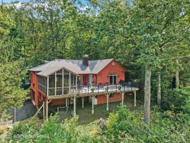 This exquisite mid-century ranch home offers stunning on Buck Hill Golf Club  in Pennsylvania - for sale on GolfHomes.com, golf home, golf lot