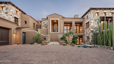 Sited privately on 4 acres in the exclusive enclave of Saguaro on Desert Mountain Club - Apache Golf Course in Arizona - for sale on GolfHomes.com, golf home, golf lot
