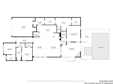 Immaculate 1-Story Sitterle Home with Pool in Campanas at Cibolo on TPC of San Antonio in Texas - for sale on GolfHomes.com, golf home, golf lot