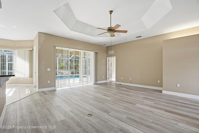 Beautiful four bedrooms, two bath l home with large pool and on Sugarmill Woods Golf and Country Club in Florida - for sale on GolfHomes.com, golf home, golf lot