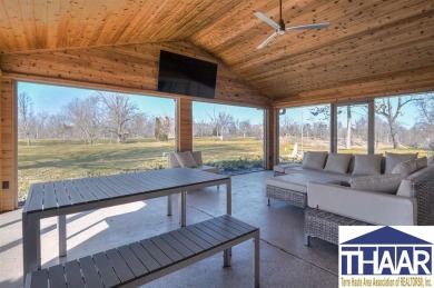 Discover an exceptional, executive property located on hole #14 on Country Club of Terre Haute in Indiana - for sale on GolfHomes.com, golf home, golf lot