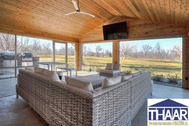 Discover an exceptional, executive property located on hole #14 on Country Club of Terre Haute in Indiana - for sale on GolfHomes.com, golf home, golf lot