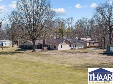 Discover an exceptional, executive property located on hole #14 on Country Club of Terre Haute in Indiana - for sale on GolfHomes.com, golf home, golf lot