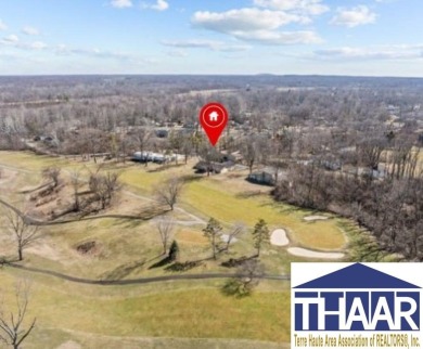 Discover an exceptional, executive property located on hole #14 on Country Club of Terre Haute in Indiana - for sale on GolfHomes.com, golf home, golf lot