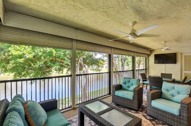 Elegant Country Club Living - Spacious 2-Bedroom + Den with Lake on Hunters Run Golf and Country Club in Florida - for sale on GolfHomes.com, golf home, golf lot
