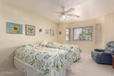 This great furnished  end unit  2 bedroom 1.75 bath condo has a on Fountain of the Sun Country Club in Arizona - for sale on GolfHomes.com, golf home, golf lot