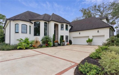 This stunning residence blends timeless European elegance with on Oak Grove Island Golf and Country Club in Georgia - for sale on GolfHomes.com, golf home, golf lot