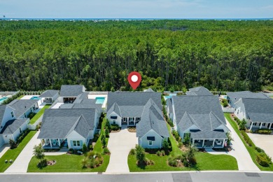 This elegant single-story Hawthorne plan by Huff Homes combines on Origins Golf Club in Florida - for sale on GolfHomes.com, golf home, golf lot