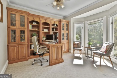 Welcome to this exquisite Stoney Brook home offering 5 bedrooms on Canongate At Flat Creek Club in Georgia - for sale on GolfHomes.com, golf home, golf lot