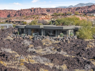 Nestled on the 17th tee of the prestigious Entrada private golf on Entrada at Snow Canyon in Utah - for sale on GolfHomes.com, golf home, golf lot