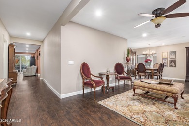 This beautifully updated 2-bed, 2-bath home w/a 2-car garage on Sun Lakes Country Club in Arizona - for sale on GolfHomes.com, golf home, golf lot