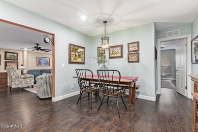 This beautifully updated 2-bed, 2-bath home w/a 2-car garage on Sun Lakes Country Club in Arizona - for sale on GolfHomes.com, golf home, golf lot