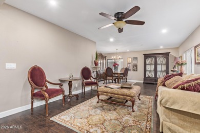 This beautifully updated 2-bed, 2-bath home w/a 2-car garage on Sun Lakes Country Club in Arizona - for sale on GolfHomes.com, golf home, golf lot