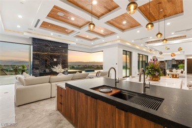 Breathtaking desert modern in guard-gated Seven Hills on Rio Secco Golf Club in Nevada - for sale on GolfHomes.com, golf home, golf lot
