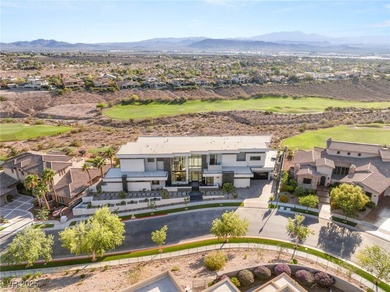 Breathtaking desert modern in guard-gated Seven Hills on Rio Secco Golf Club in Nevada - for sale on GolfHomes.com, golf home, golf lot
