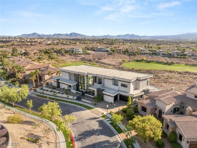 Breathtaking desert modern in guard-gated Seven Hills on Rio Secco Golf Club in Nevada - for sale on GolfHomes.com, golf home, golf lot