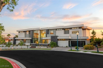 Breathtaking desert modern in guard-gated Seven Hills on Rio Secco Golf Club in Nevada - for sale on GolfHomes.com, golf home, golf lot