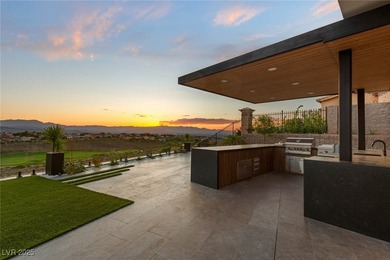 Breathtaking desert modern in guard-gated Seven Hills on Rio Secco Golf Club in Nevada - for sale on GolfHomes.com, golf home, golf lot