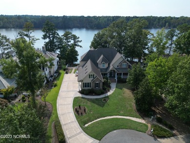 Exquisite riverfront custom home, located in the highly sought on Sound Golf Links at Albemarle Plantation in North Carolina - for sale on GolfHomes.com, golf home, golf lot