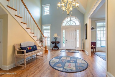 Exquisite riverfront custom home, located in the highly sought on Sound Golf Links at Albemarle Plantation in North Carolina - for sale on GolfHomes.com, golf home, golf lot