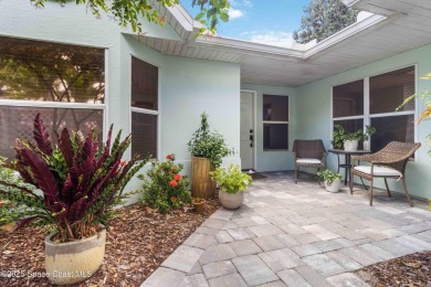 Welcome to this beautifully maintained END UNIT single-family on Suntree Country Club in Florida - for sale on GolfHomes.com, golf home, golf lot