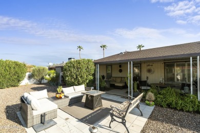 Expanded, custom 3BR, 2BA Macayo model on an enormous cul-de-sac on Sun Lakes Country Club in Arizona - for sale on GolfHomes.com, golf home, golf lot
