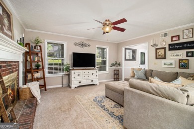 Welcome home to this spacious and well-maintained 4-bedroom, 2 on Braelinn Golf Club in Georgia - for sale on GolfHomes.com, golf home, golf lot