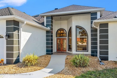 Welcome home to this beautiful Lindhorst-built pool home on Glen Lakes Country Club in Florida - for sale on GolfHomes.com, golf home, golf lot