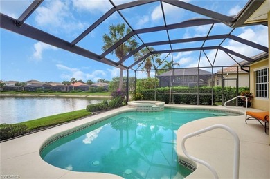 The picture frame pool enclosure is ideal as this home has one on Palmira Golf and Country Club in Florida - for sale on GolfHomes.com, golf home, golf lot