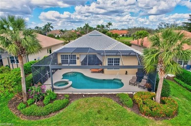 The picture frame pool enclosure is ideal as this home has one on Palmira Golf and Country Club in Florida - for sale on GolfHomes.com, golf home, golf lot