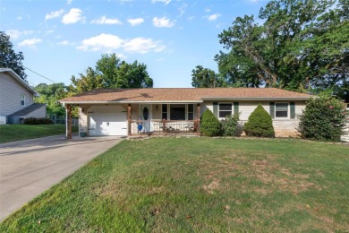 This 3-bed, 2-bath ranch home offers a prime location backing to on Cape Girardeau Country Club in Missouri - for sale on GolfHomes.com, golf home, golf lot