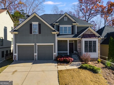 As you approach this beautiful 2-story home, nestled adjacent to on The Frog Golf Club in Georgia - for sale on GolfHomes.com, golf home, golf lot