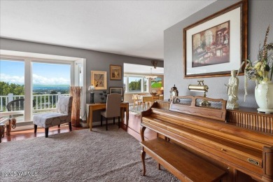 MILLION DOLLAR VIEWS of Mt. Rainier, Mt. Adams and downtown on The Yakima Country Club in Washington - for sale on GolfHomes.com, golf home, golf lot