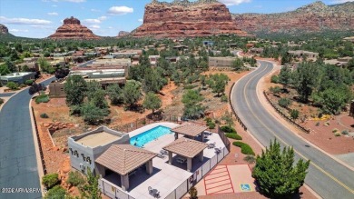 This Sedona home in Firecliff offers STUNNING RED ROCK VIEWS on Canyon Mesa Country Club in Arizona - for sale on GolfHomes.com, golf home, golf lot