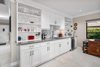 Beautiful lake & golf views in this beautifully updated on Quail Ridge Golf Course and Country Club in Florida - for sale on GolfHomes.com, golf home, golf lot