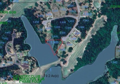 Brewton, AL - Waterfront Lot at the End of a Cul-de-Sac - Don't on Country Club of Brewton in Alabama - for sale on GolfHomes.com, golf home, golf lot