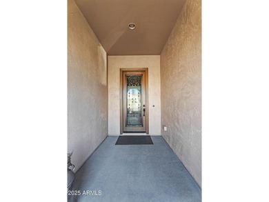 Just one row off the green, so you get all the golf-course on Poston Butte Golf Club in Arizona - for sale on GolfHomes.com, golf home, golf lot