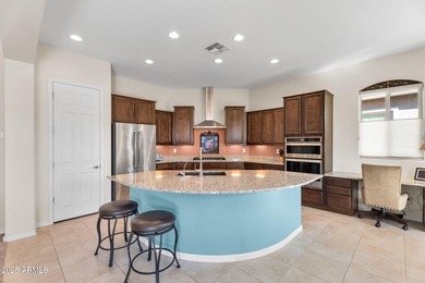 Just one row off the green, so you get all the golf-course on Poston Butte Golf Club in Arizona - for sale on GolfHomes.com, golf home, golf lot