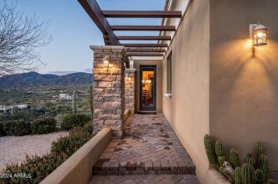 Scenic elevated ~10 acre Santa Barbara estate with breathtaking on Desert Mountain Club - Apache Golf Course in Arizona - for sale on GolfHomes.com, golf home, golf lot